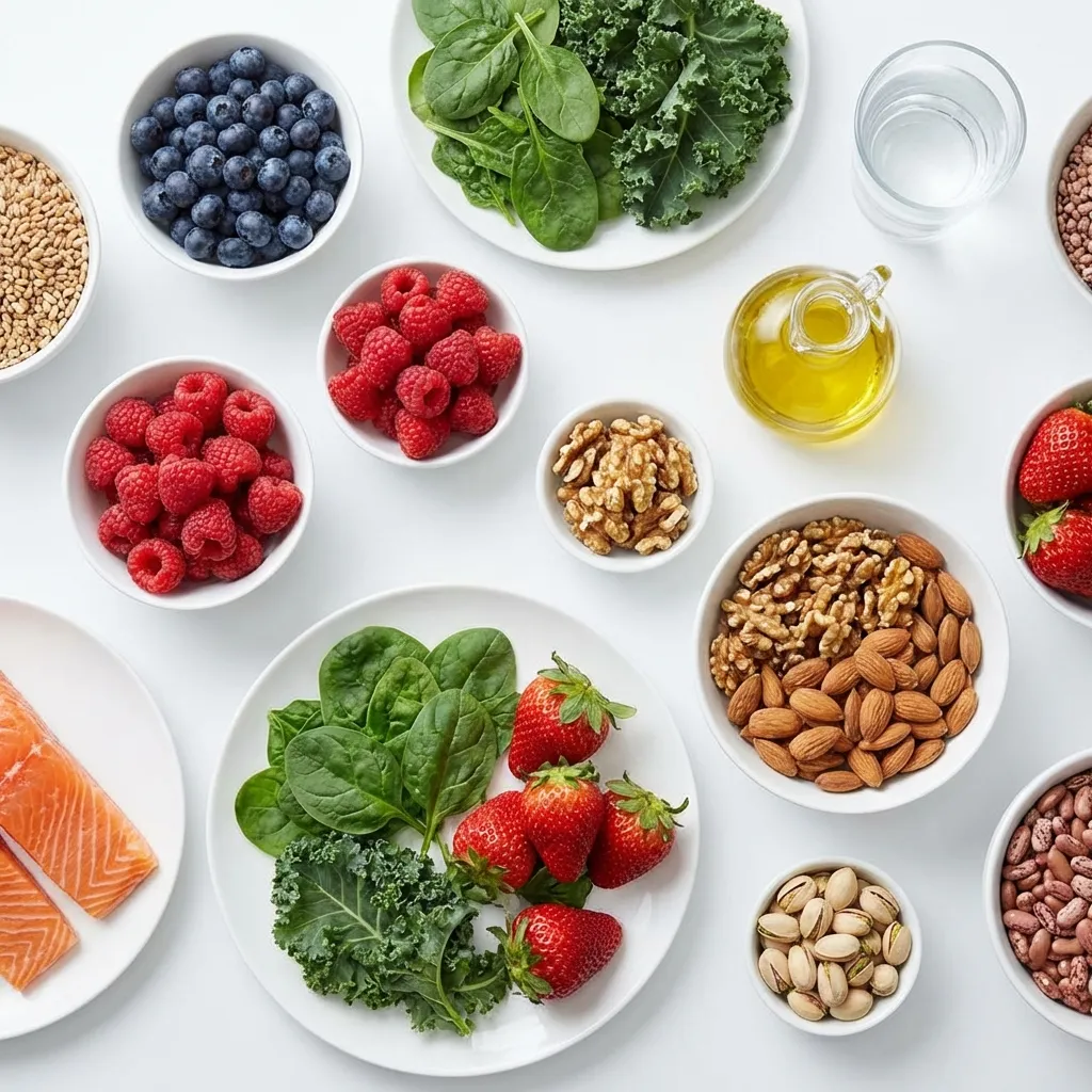 Borówki, orzechy i zielone warzywa - podstawa diety MIND